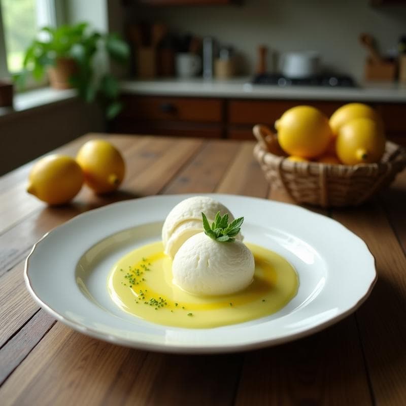 Helado de Aloe Vera y Limón con Trozos de Coco: Postre Vegano y Digestivo Sin Lácteos