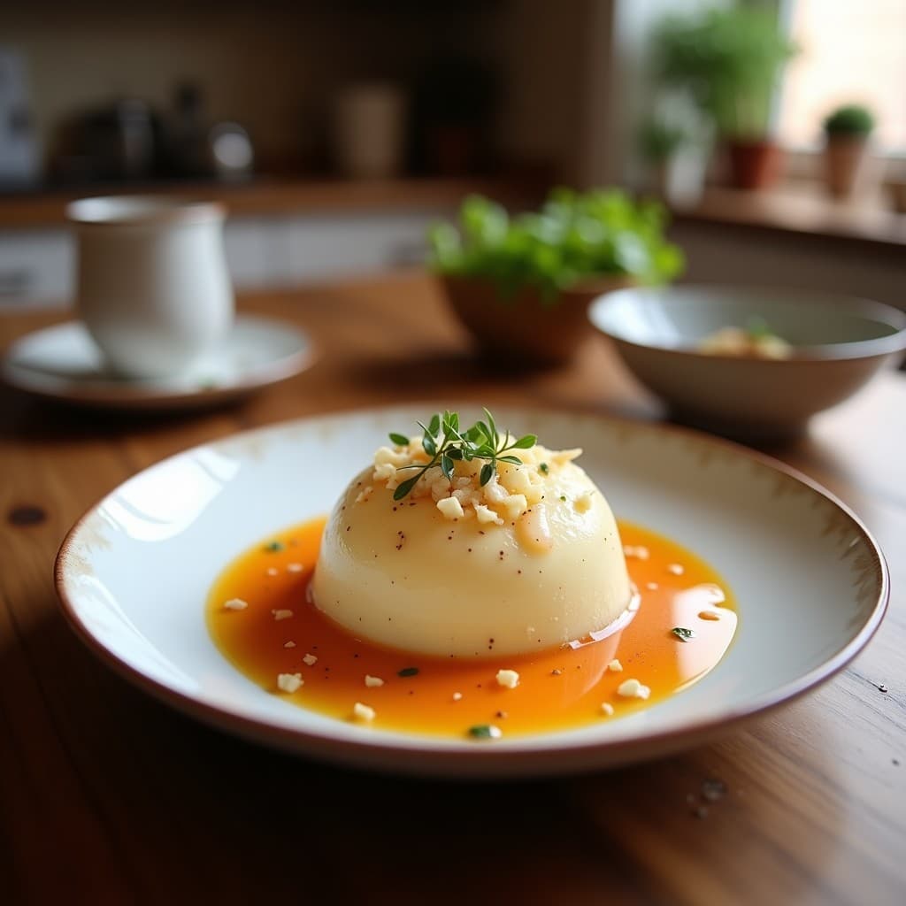 Helado de Caesar (Brócoli) con Salsa de Anchoas y Queso Parmesano: Postre Salado Keto