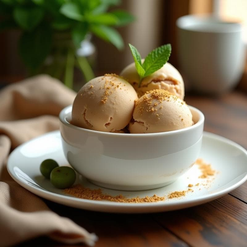 Helado de Café de Achicoria y Cardamomo: Postre Vegano Sin Cafeína en 3 Ingredientes