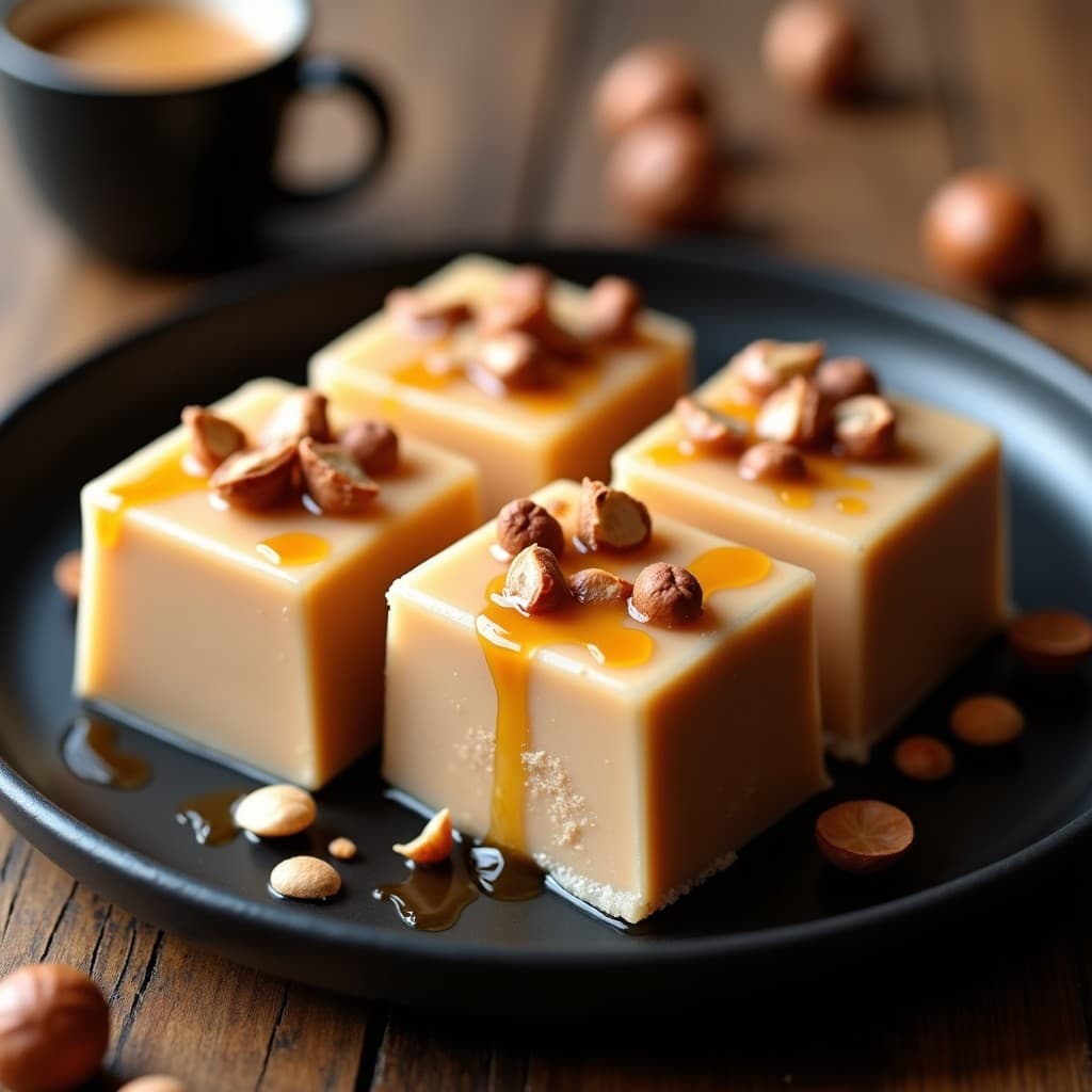 Helado de Café y Avellanas con Base de Agar-Agar: Postre Vegano Sin Lácteos