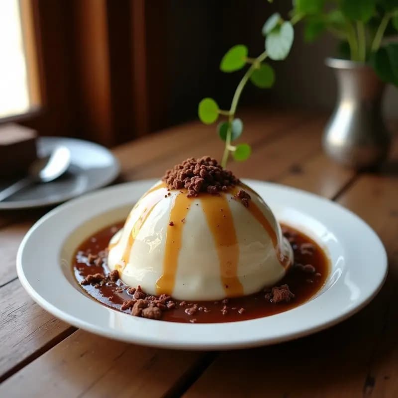 Helado de Café y Cacao con Topping de Anacardos: Postre Vegano y Keto