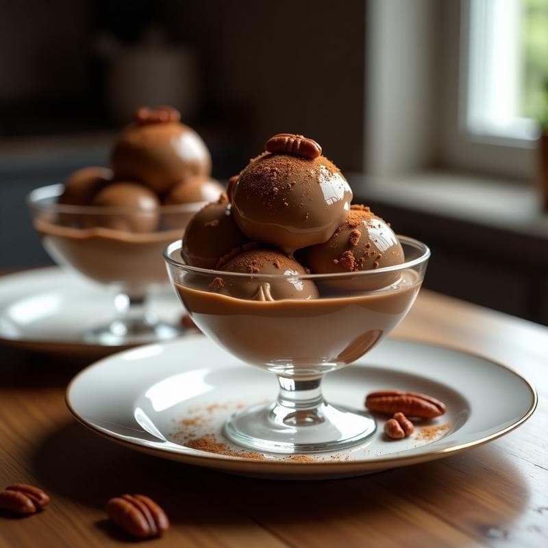 Helado de Café y Canela con Trozos de Nuez: Postre Vegano en Thermomix