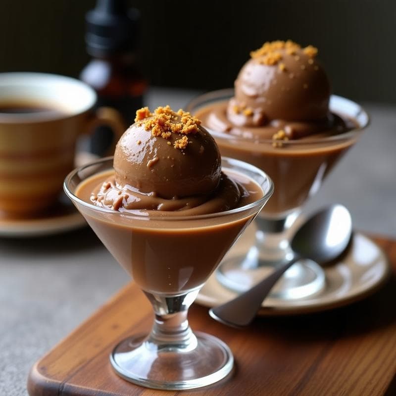Helado de Café y Cardo Santo: Postre Italiano Keto con Endulzante Natural en 3 Ingredientes