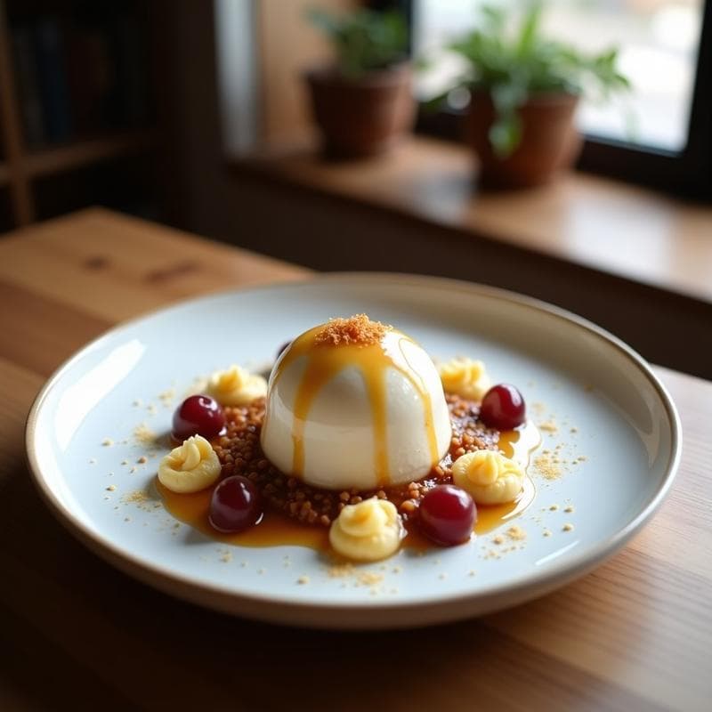 Helado de Café con Hielo de Nitrógeno y Sirope de Arce: Postre Canadiense en 5 Minutos