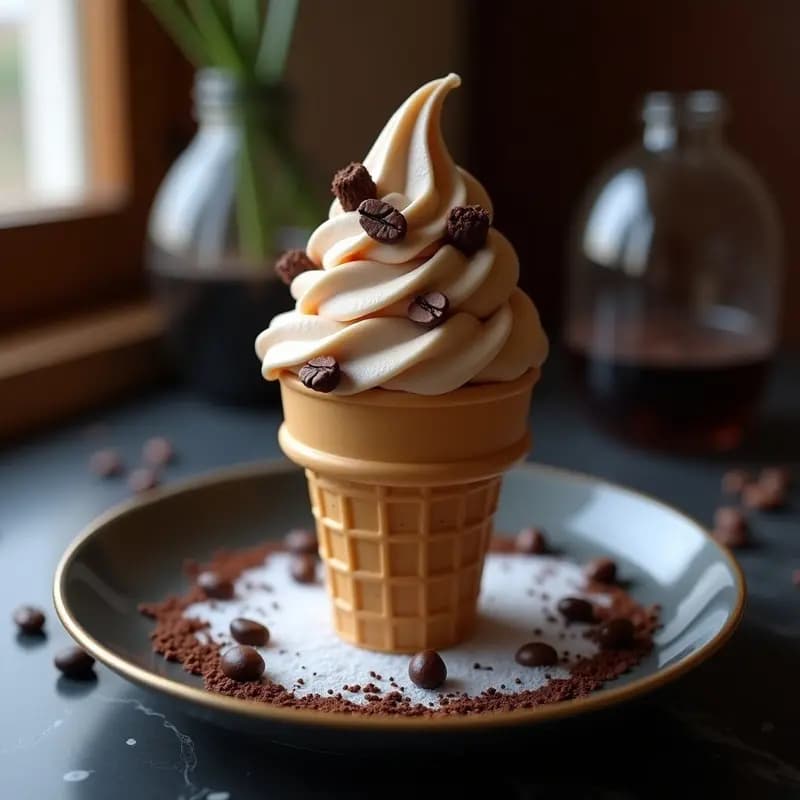 Helado de Café con Trozos de Hielo y Nitrógeno: Receta Científica para Instagram