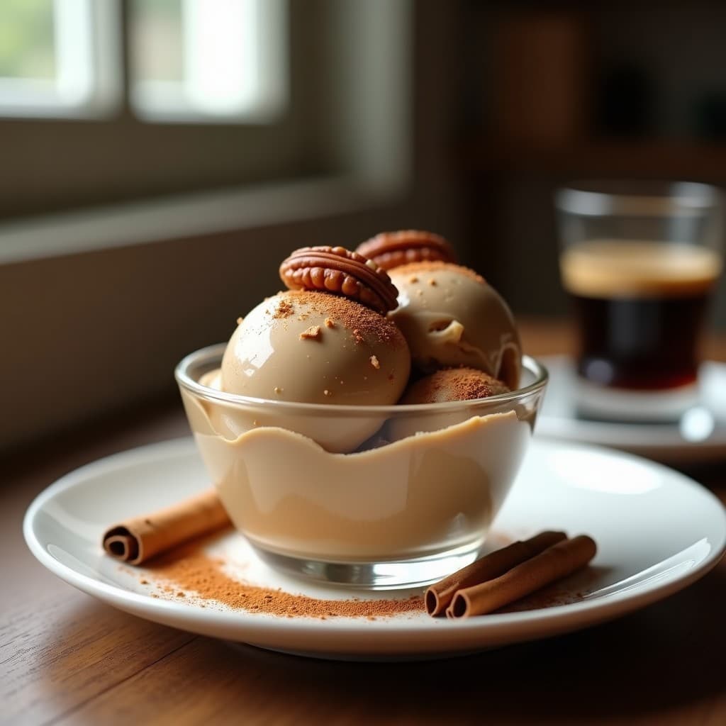 Helado de Café y Nueces con Base de Plátano Maduro: Postre Vegano Sin Azúcar en 5 Minutos