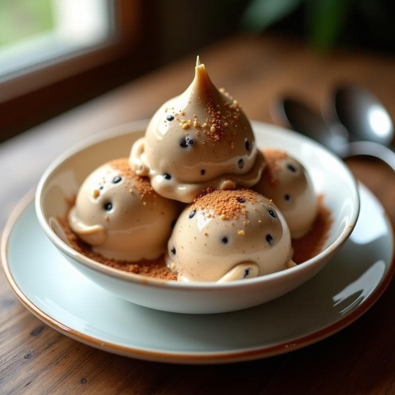 Helado de Café y Semillas de Chía: Postre Keto con Toque de Vainilla y Canela