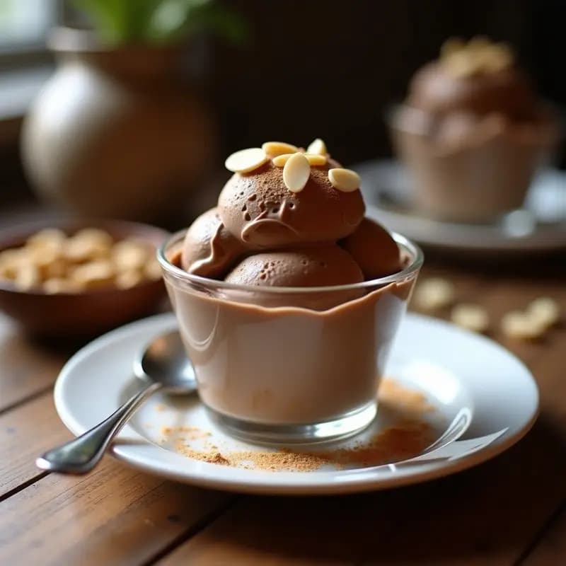 Helado de Caoba y Vainilla Bourbón: Postre Centroamericano Sin Azúcar con Stevia