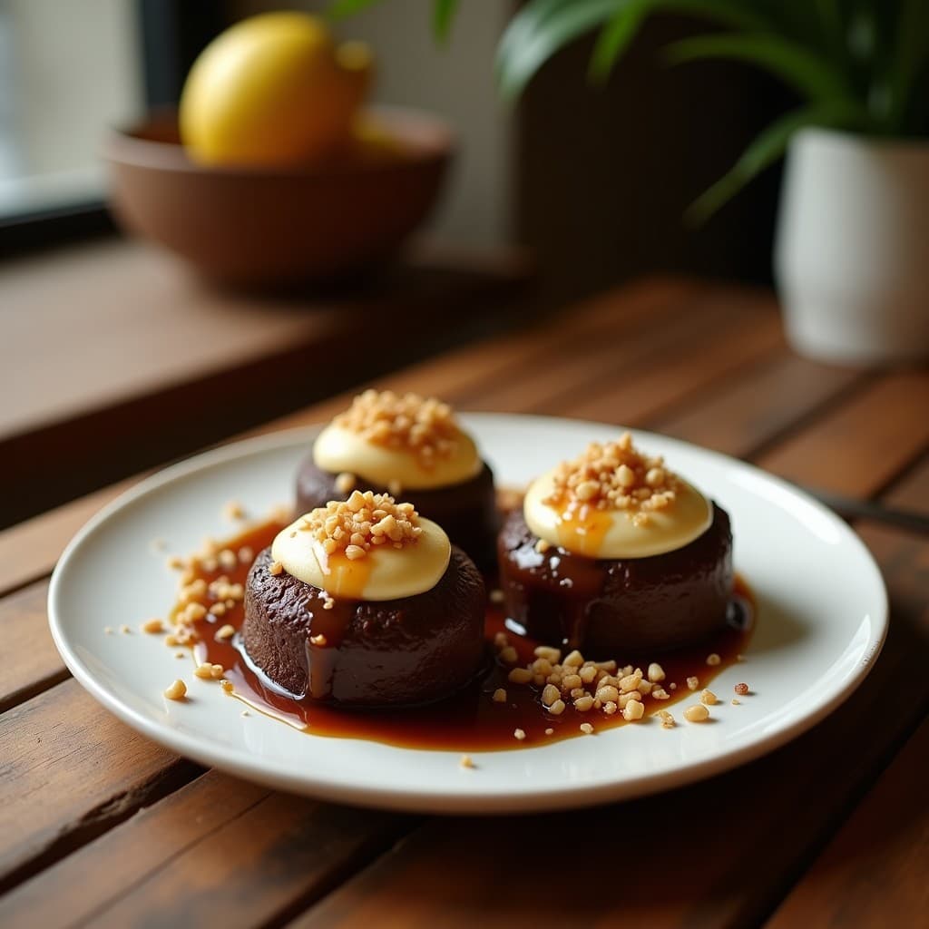 Graditas de Chocolote y Banano Congelado con Topping de Maní: Postre Sin Azúcar y Keto