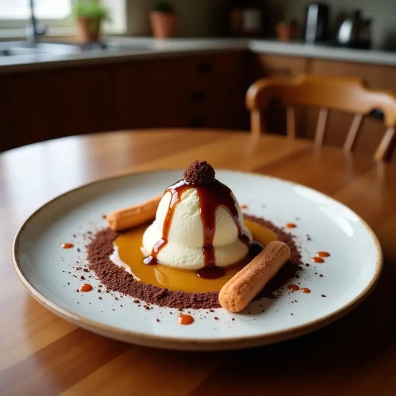 Helado de Churros con Salsa de Cajeta y Trozos de Chocolate con Churros: El Postre que Combina lo Mejor de España y México