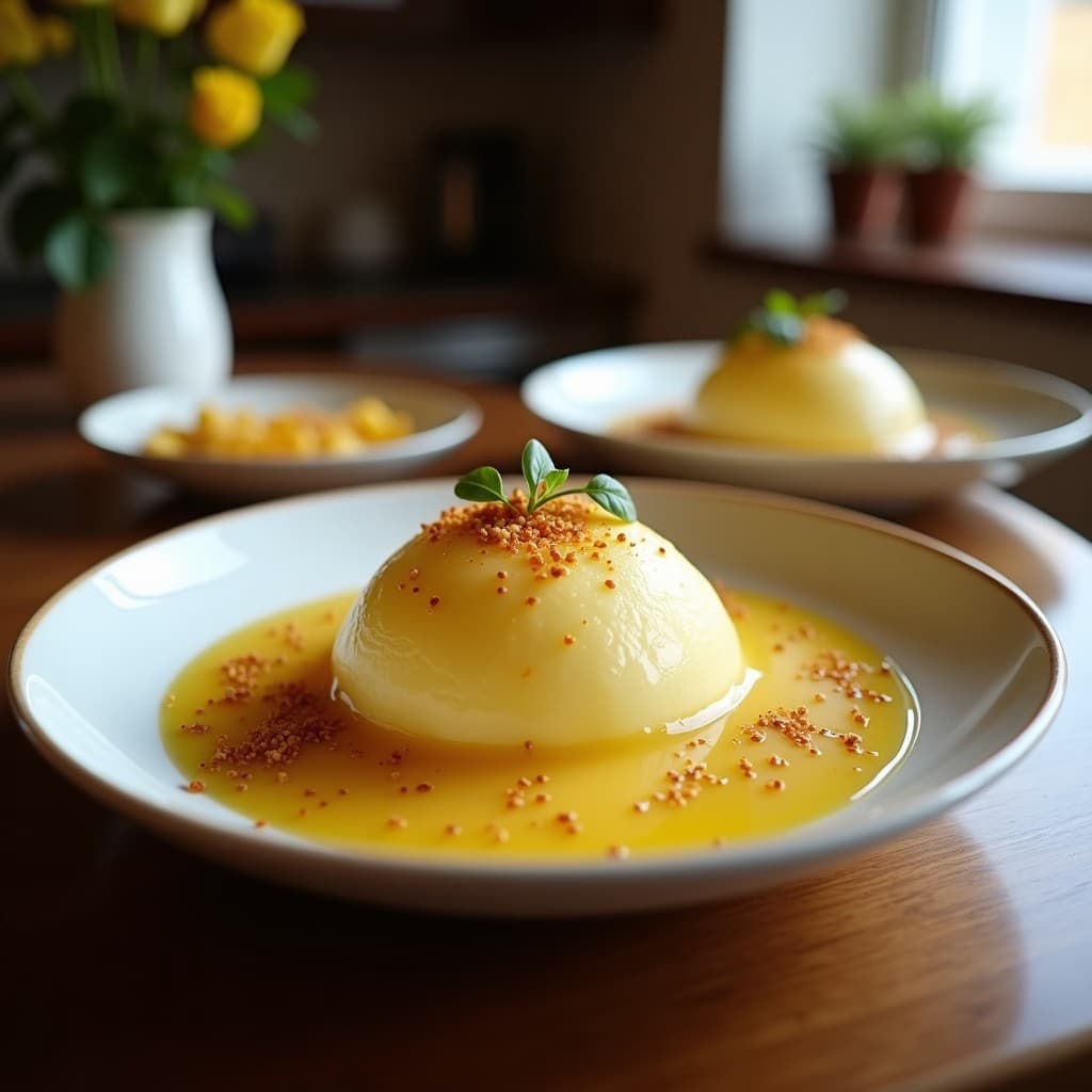Helado de Cúrcuma y Jengibre con Trozos de Piña: Postre Ayurvédico Sin Azúcar