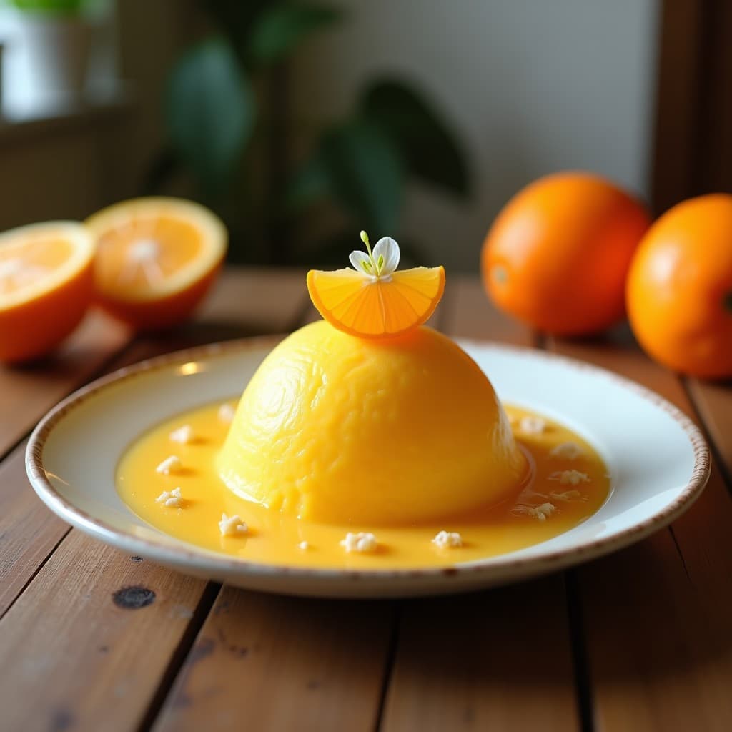 Helado de Cúrcuma y Naranja Sanguina: Postre Ayurvédico Sin Lácteos en Thermomix
