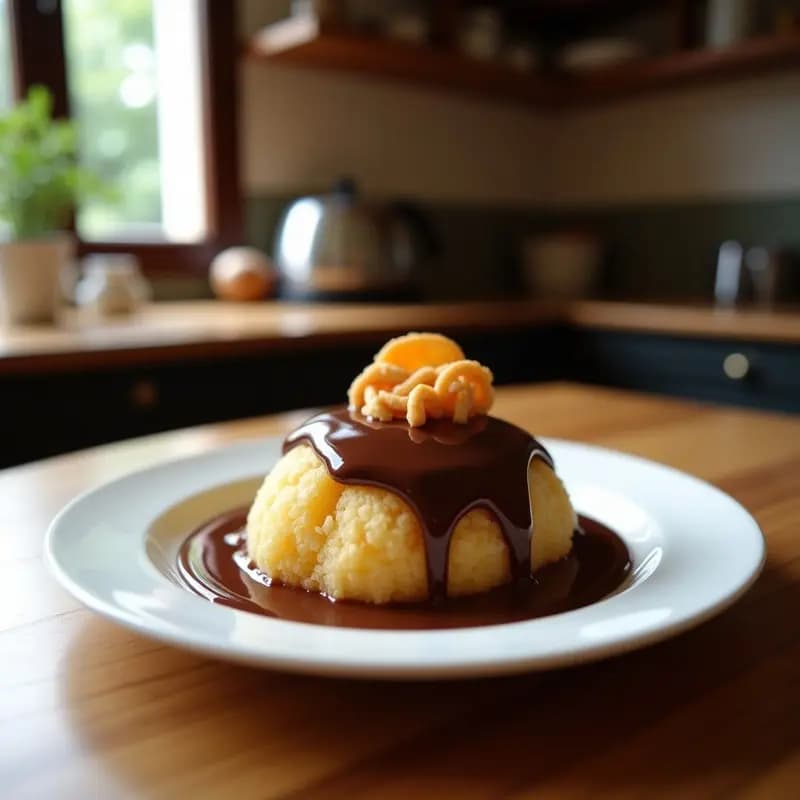 Helado Frito con Cobertura de Chocolate y Trozos de Galleta: Postre Japonés para Sorprender