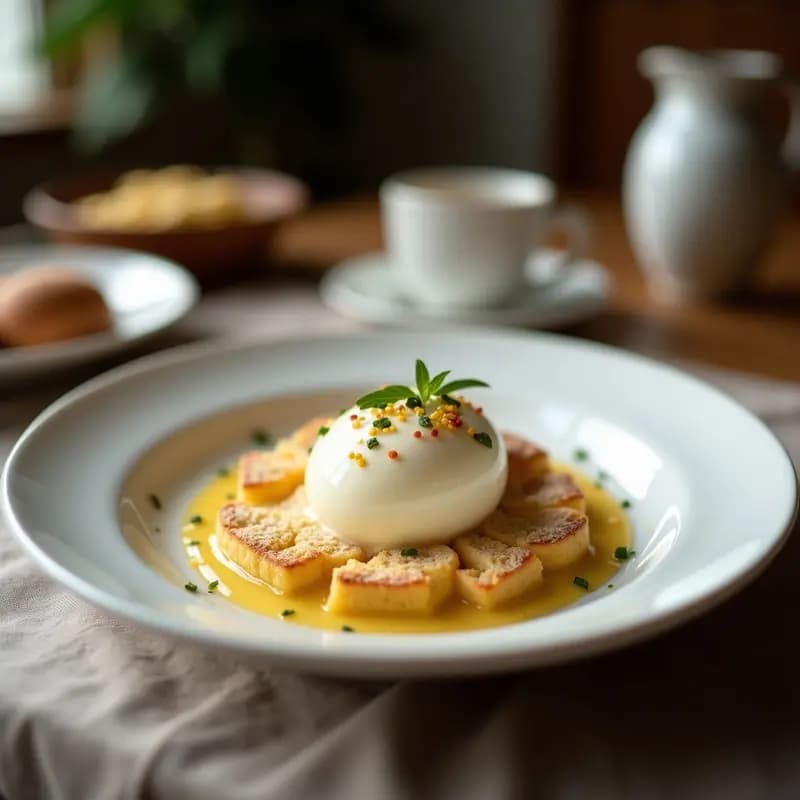 Helado Frito con Cobertura de Miel y Bacon Crujiente: Postre que Desafía los Sentidos