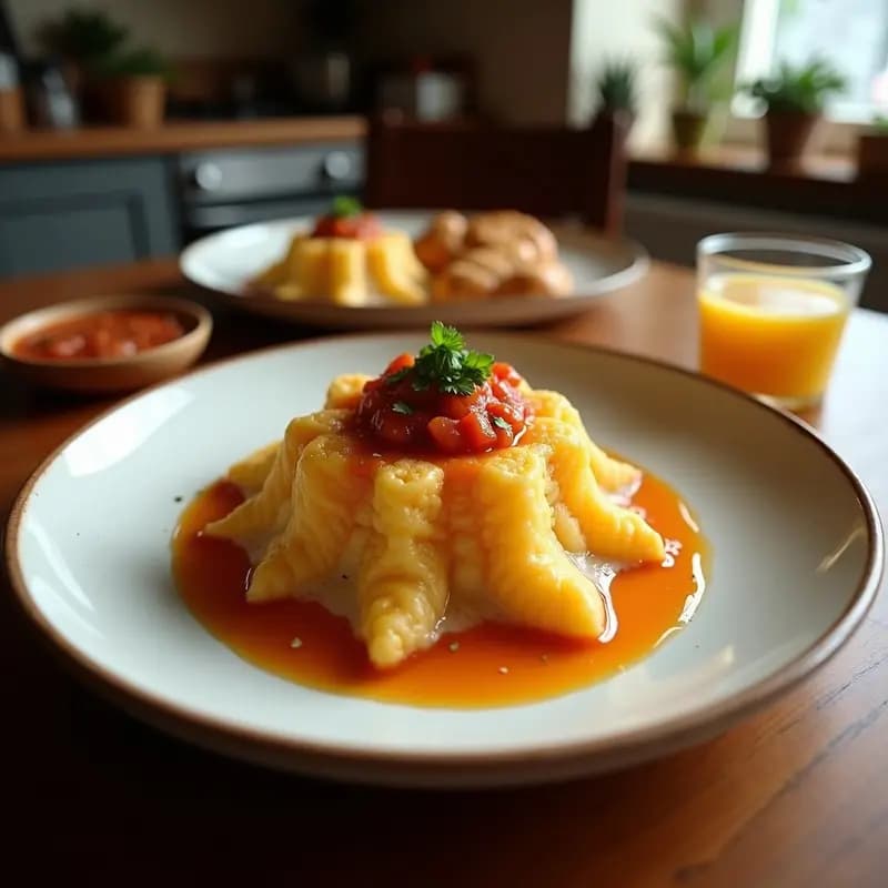 Helado Frito con Salsa de Queso Cheddar y Chorizo: Postre Mexicano que Desafía los Sentidos