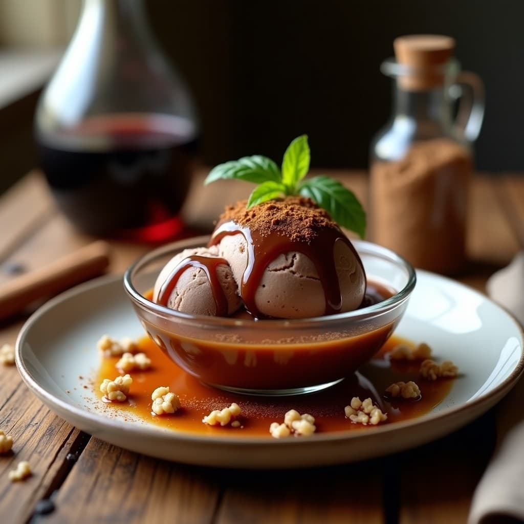 Helado de Hego (Hígado) con Salsa de Oporto: Postre Portugués Tradicional y Sorprendente
