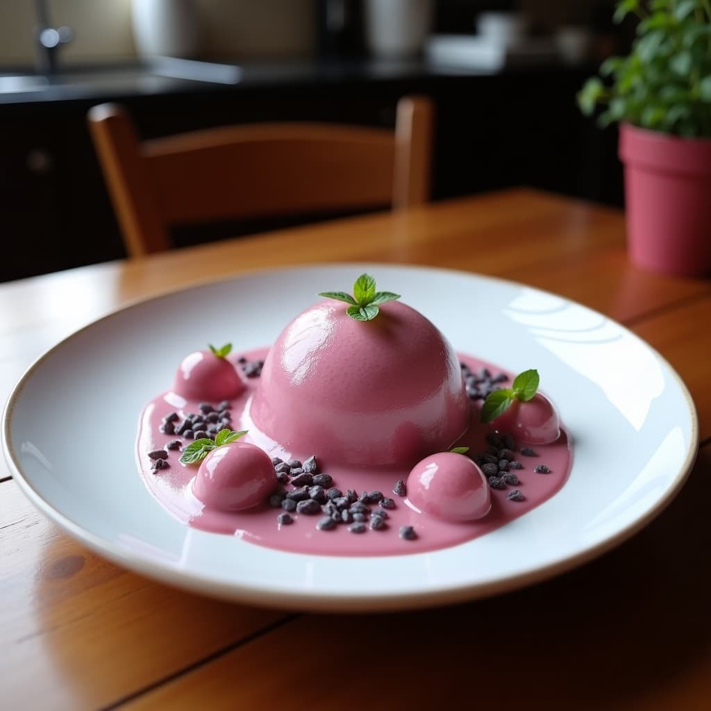 Helado de Higo Chumbo y Lavanda: Postre Mediterráneo Vegano Sin Azúcar