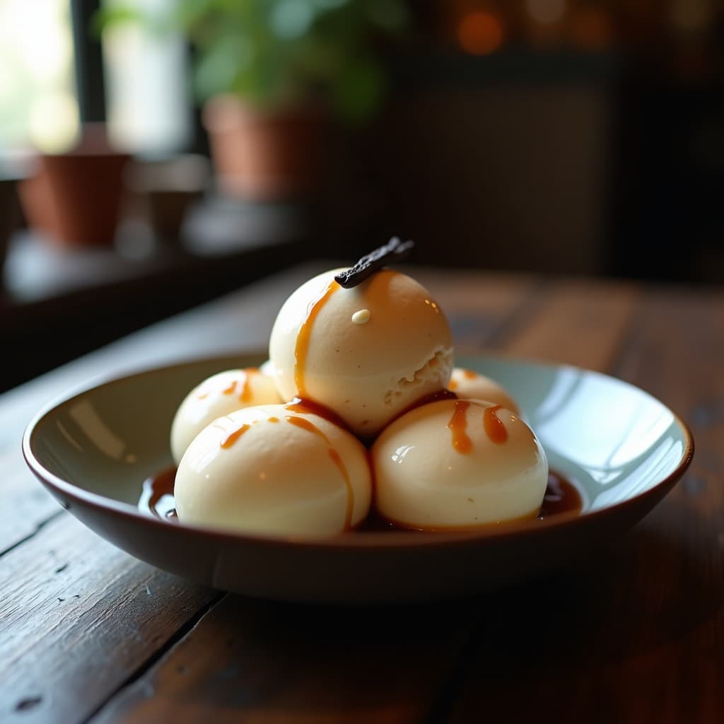 Helado de Humo Líquido y Vainilla: Postre Vanguardista Sin Azúcar en 3 Ingredientes
