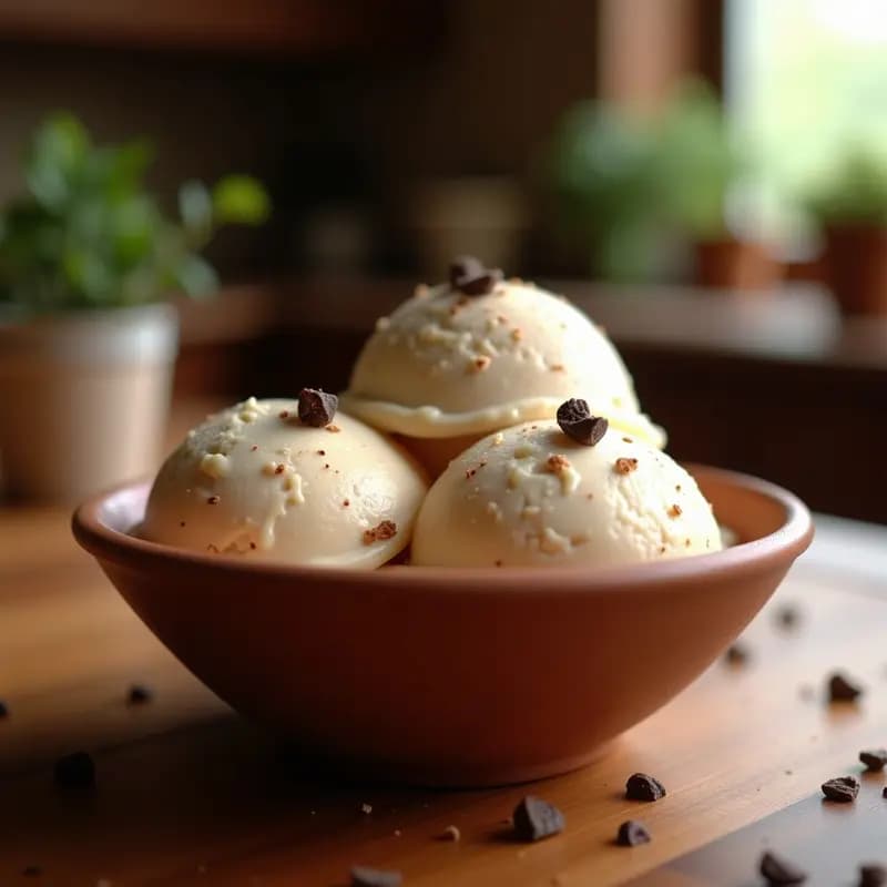 Helado de Lucuma y Cacao Nibs: Postre Peruanos Sin Azúcar y Alto en Magnesio