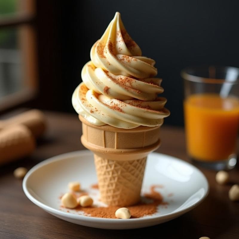 Helado de Lucuma y Canela: Postre Peruano Sin Azúcar con Toque Especiado