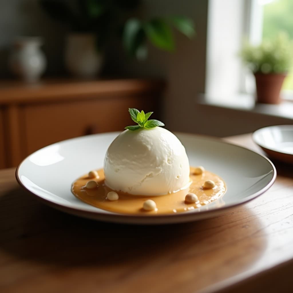 Helado de Lychee y Coco con Trozos de Macadamia: Postre Asiático Sin Azúcar en 3 Ingredientes