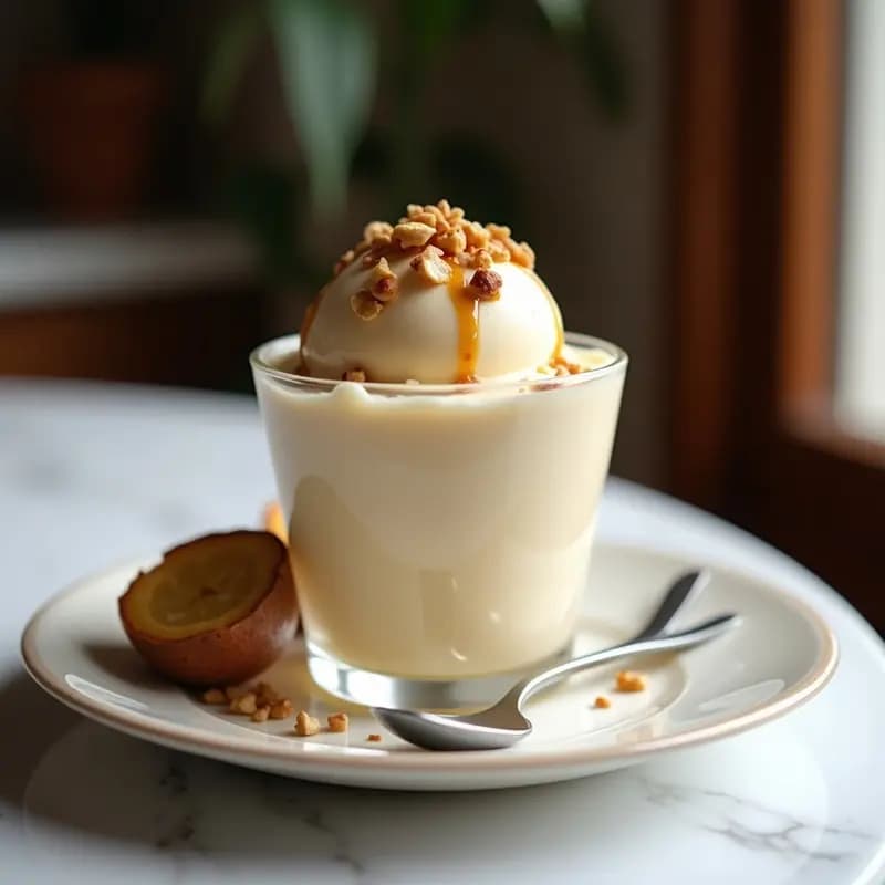 Helado de Queso Mascarpone y Café Expresso: Postre Italiano Cremoso en 5 Minutos