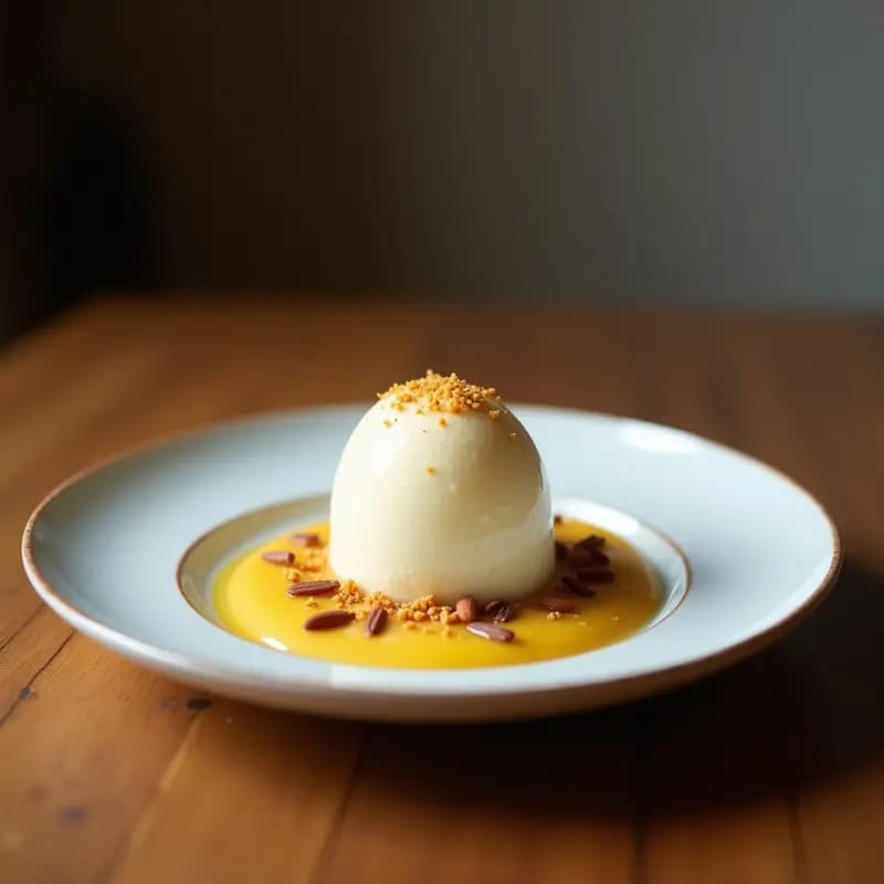 Helado de Mastic y Cardamomo: Postre Griego Vegano con Leche de Coco