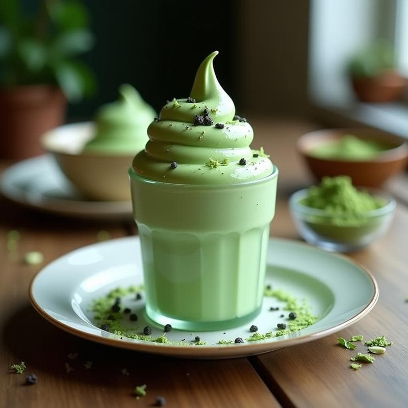 Helado de Matcha y Espirulina: Receta Keto Sin Azúcar y Alto en Antioxidantes