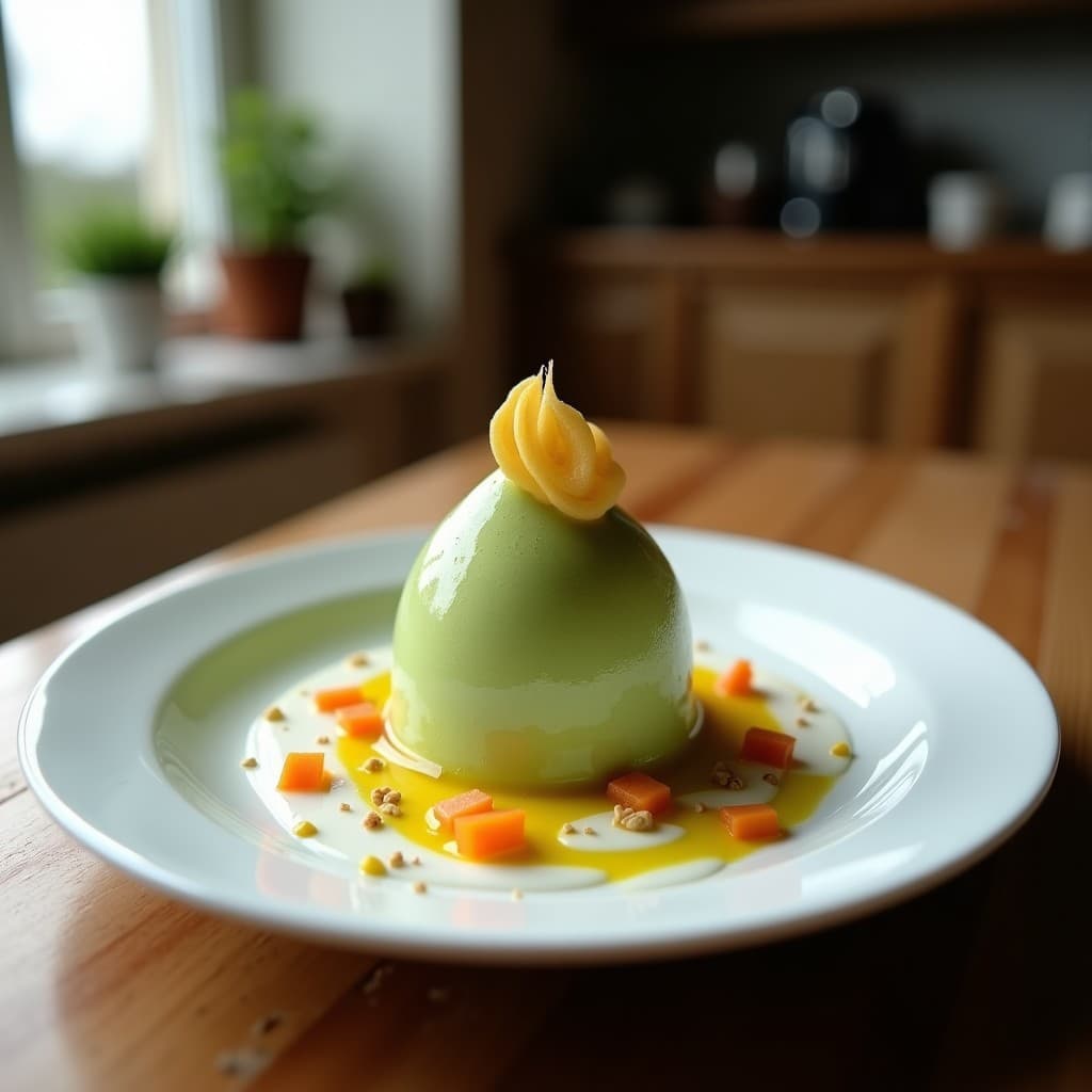 Helado de Matcha y Semillas de Cáñamo con Swirl de Arándanos: Postre Keto y Vegano