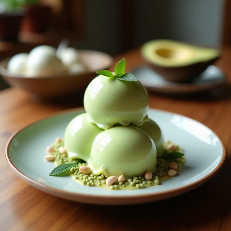 Helado de Matcha y Coco: Receta Sin Azúcar en 5 Minutos con Toque Cremoso