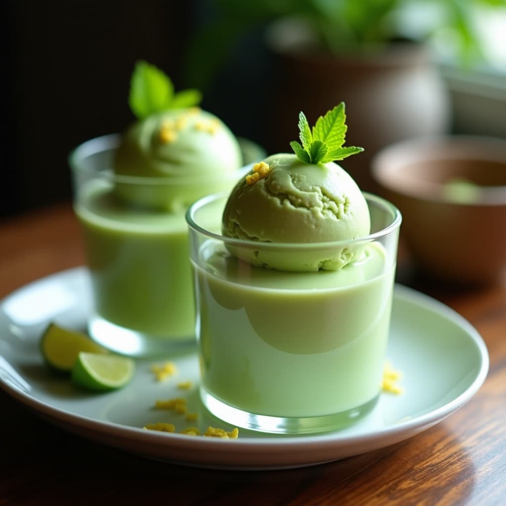 Helado de Matcha y Leche de Tigre: Postre Peruano Keto con Antioxidantes en 3 Ingredientes