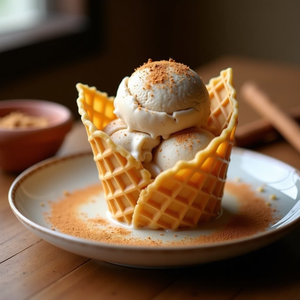 Helado de Panela y Queso Fresco: Postre Colombiano Sin Azúcar Añadido