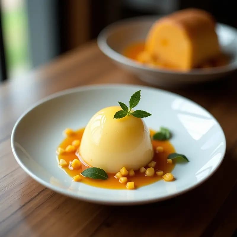 Helado de Pépino de Mar con Almendras y Miel de Eucalipto: Postre Australiano Sin Lácteos