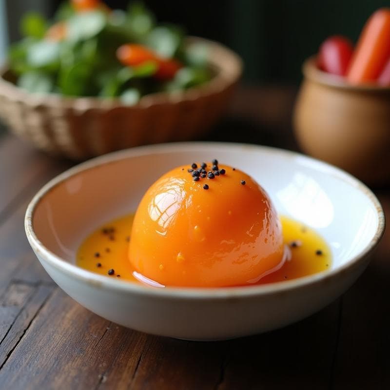 Helado de Pimiento Choricero y Queso Idiazábal: Postre Salado Vegano con Toque de Ahumado