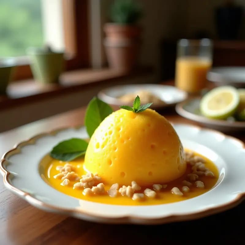 Helado de Pitahaya Amarilla y Albahaca: Postre Colombiano Sin Lácteos y Viral