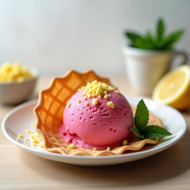 Helado de Remolacha y Jengibre: Postre Detox Vegano con Solo 4 Ingredientes