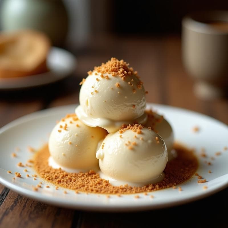 Helado de Té Chai con Leche de Coco: Postre Vegano Sin Lácteos y Bajas Calorías