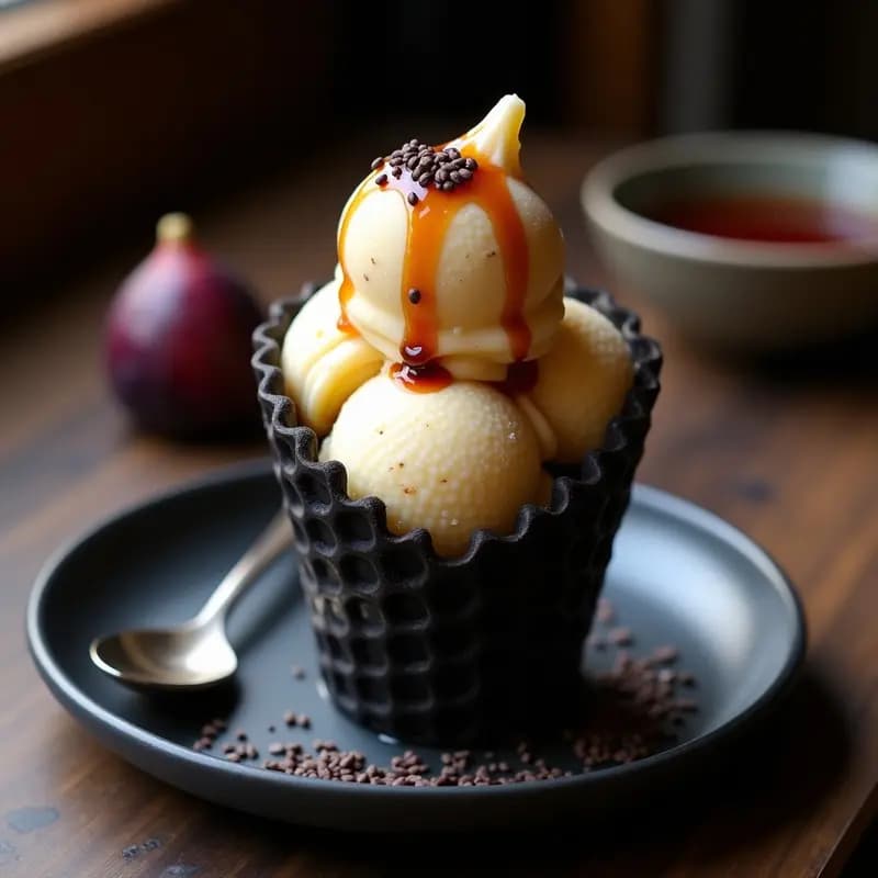 Helado de Té Chai y New Zealand Honey: Postre Indio Sin Lácteos y Energizante