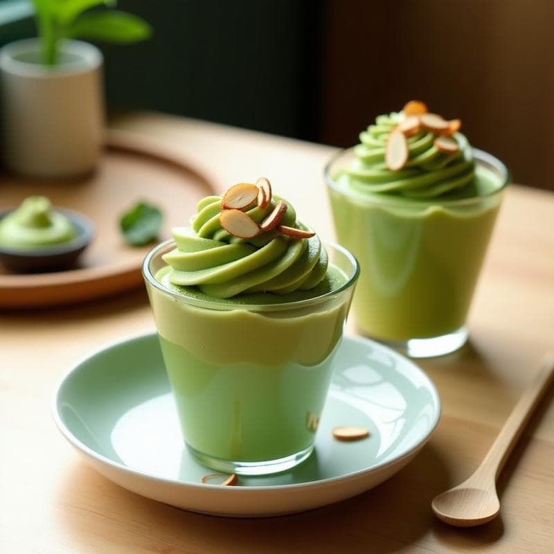 Helado de Té Matcha y Wasabi: Postre Japonés Vegano Sin Azúcar y Detox