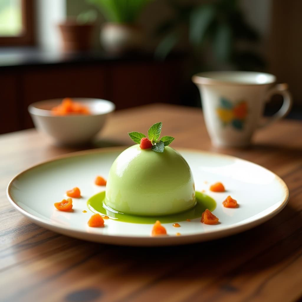 Helado de Té Verde y Goji Berries: Postre Chino Sin Lácteos y Rico en Antioxidantes en 3 Ingredientes