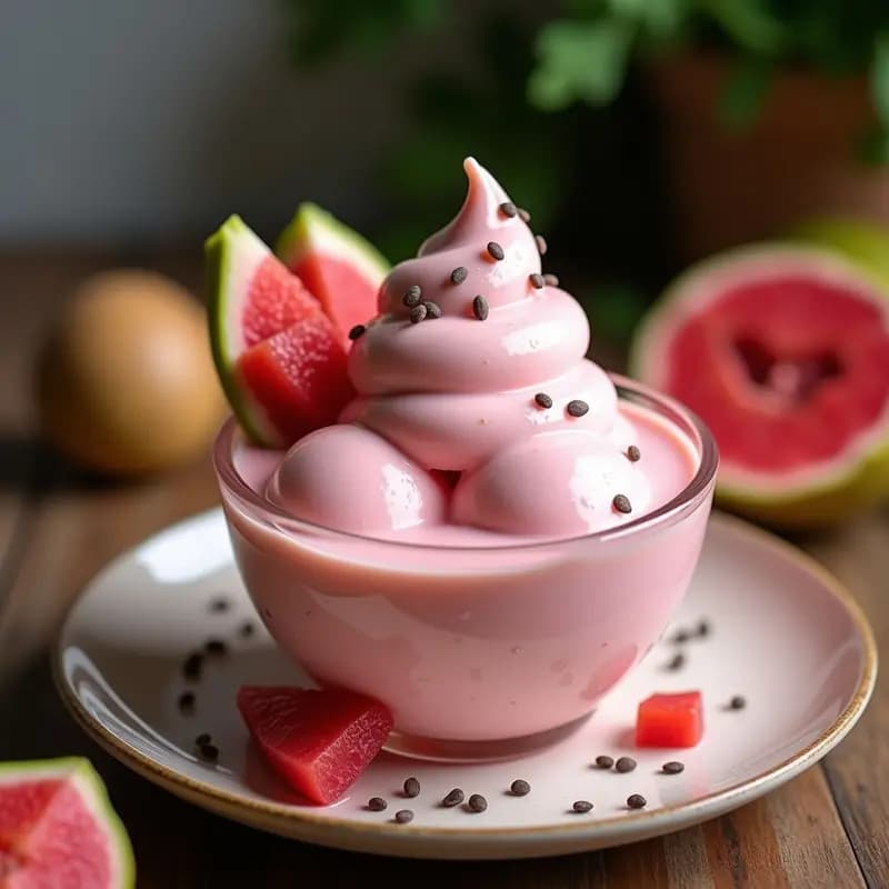 Helado de Turé de Guayaba: Postre Venezolano Keto y Sin Lácteos