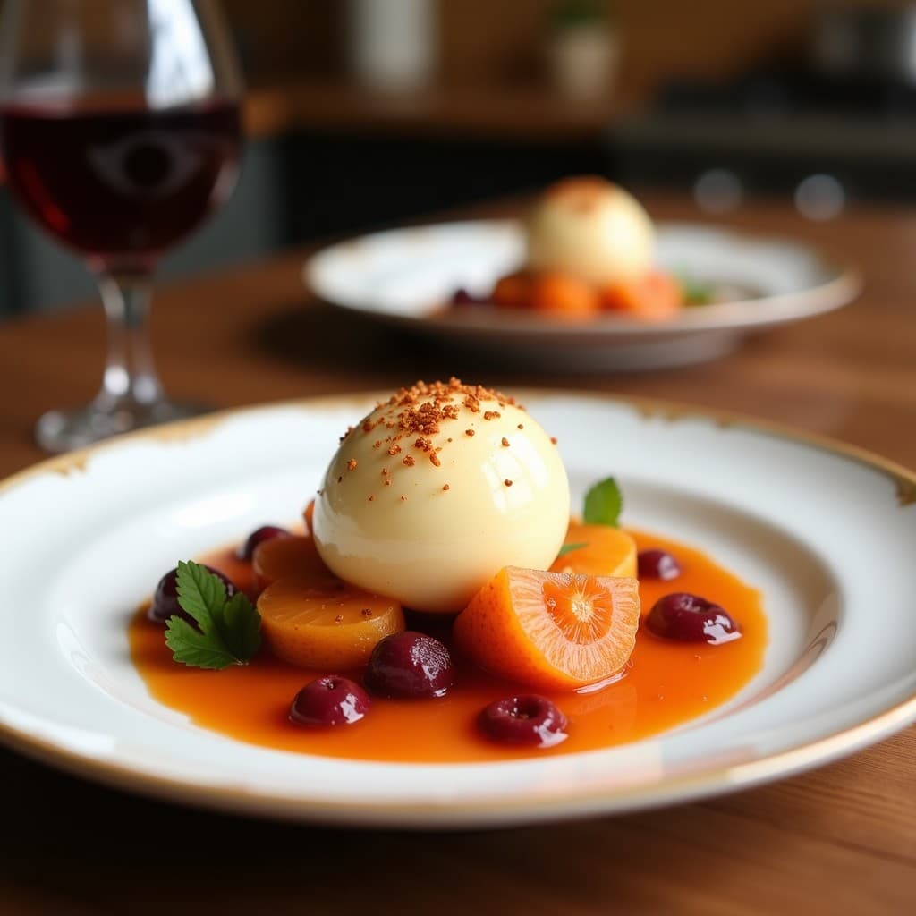 Helado de Uva Moscatel y Tomillo: Postre Español Keto Sin Azúcar en Airfryer