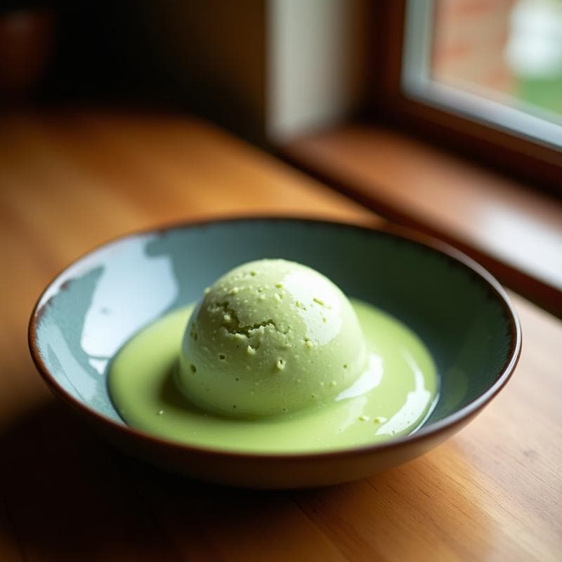 Helado Vegano de Matcha y Coco: Receta Cremosa Sin Lácteos en 5 Minutos