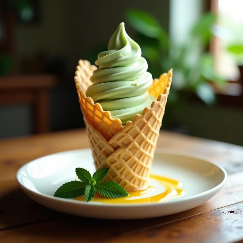 Helado de Vera y Miel de Agave: Postre Vegano Sin Lactosa en 3 Ingredientes