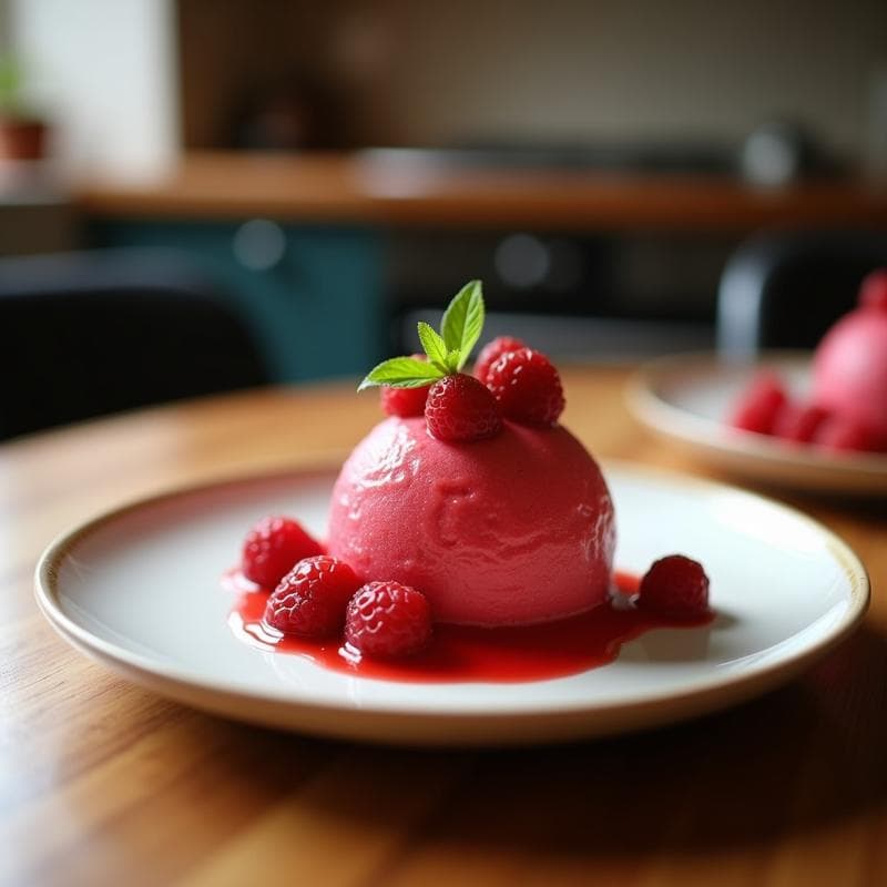 Helado de Wasabi y Frutos Rojos: Postre Japonés Sorprendente Sin Azúcar en 3 Ingredientes