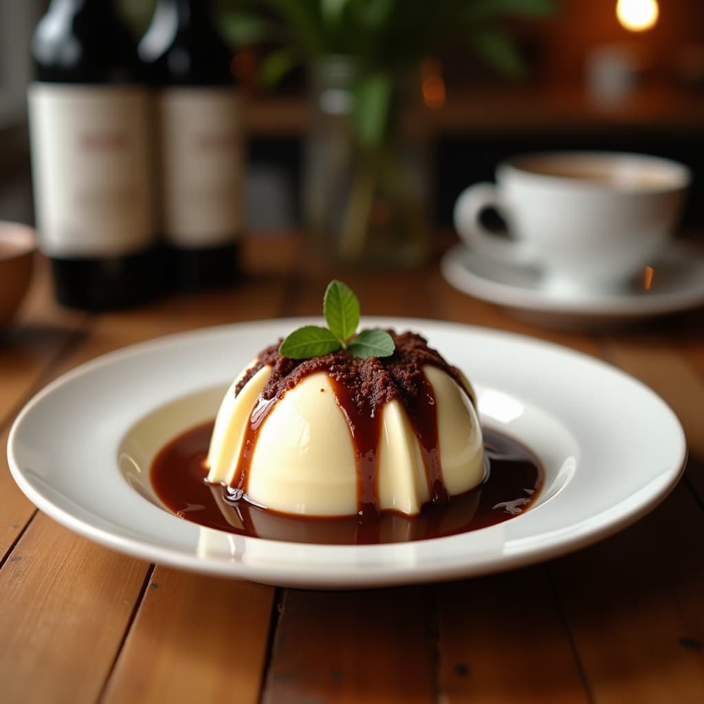 Helado de Yacón y Canela con Salsa de Chocolate 85%: Postre Peruano Sin Azúcar y Diabético