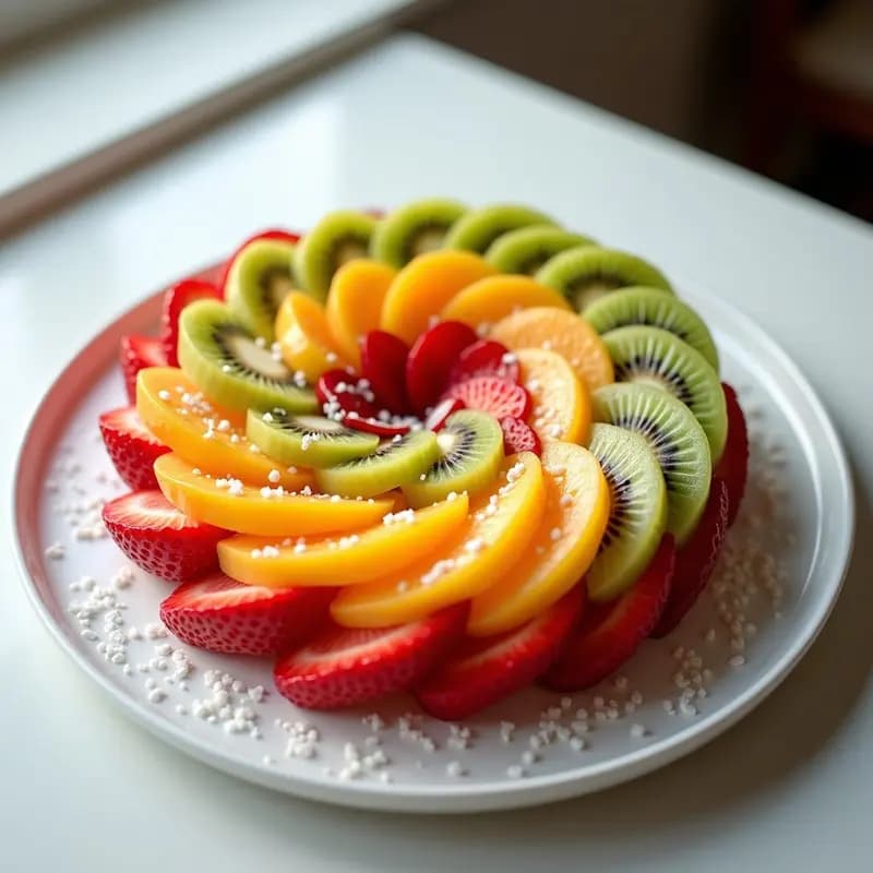 helix de frutas con gelatina de chía: Postre viral en espiral sin azúcar