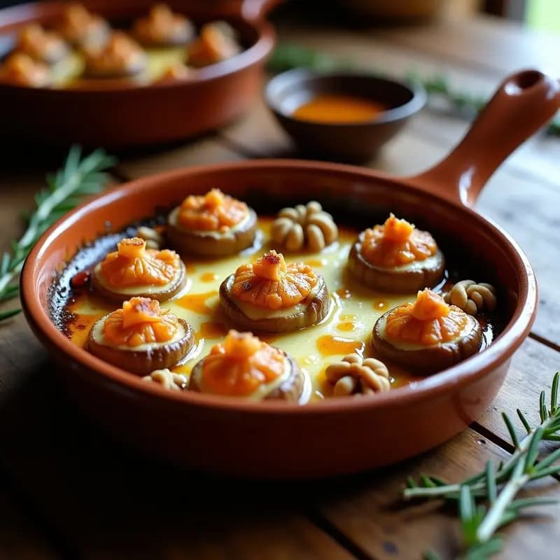 Higos Rellenos de Queso de Cabra y Nueces: Postre Otoñal de Aragón en Horno