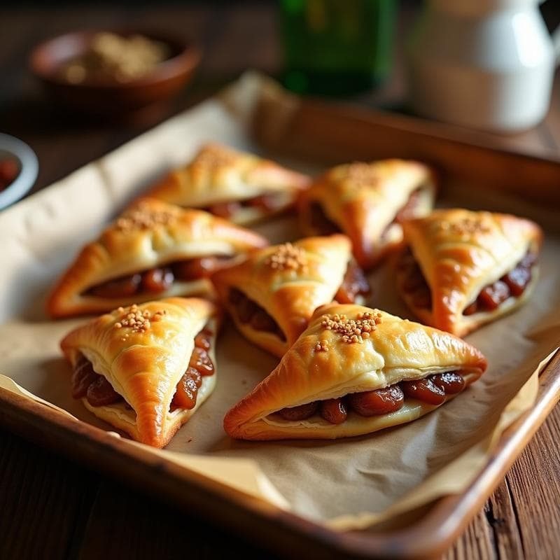 Hojaldres de Harina de Almendra con Relleno de Dátiles y Nuez: Postre Keto Sin Gluten