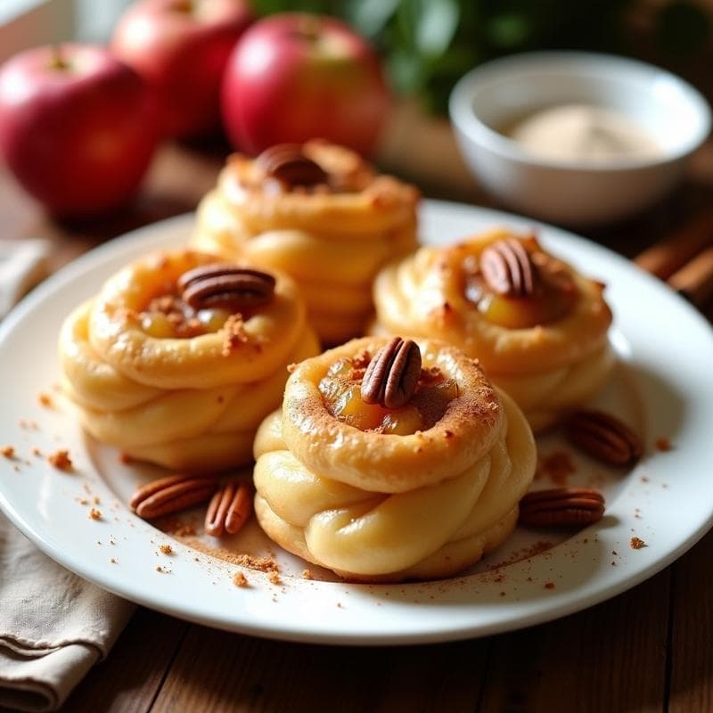 Hojaldres de Manzana y Canela: RecetaActive Keto en Airfryer Sin Harina y Sin Azúcar